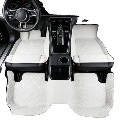 Productafbeelding van Autovloermatten, waterdicht, antislip, WIT, voor auto's met rechtsgestuurde aandrijving