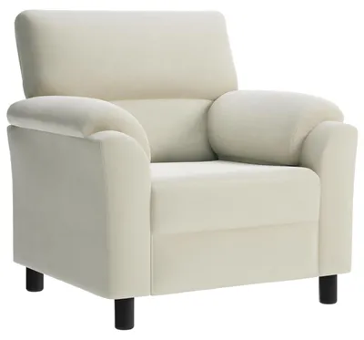 Immagine prodotto di vidaXL Divano color crema, 94 x 85 x 93 cm, in velluto
