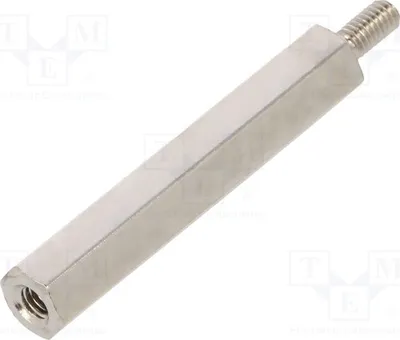 Obrázek produktu pro 10 kusů distančních spojek se závitem, vnitřní závit: M2,5, vnější závit: M2,5, rozměr: 212 x 30 mm