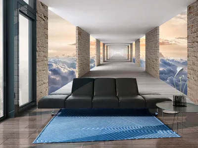 Immagine prodotto di Carta da parati in tessuto non tessuto effetto 3d 400x280 cm carta da parati murale XXL sky c-C-0005-a-c