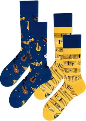 Produktbild von Many Mornings uni sokken Music Notes