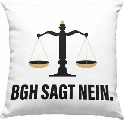 Produktbild von Trendation - Jura Geschenk Deko-Kissen mit Füllung 40x40 mit Spruch für Jurist Juristin Geschenkideen Lustig für Examen Staatsexam (Grau)