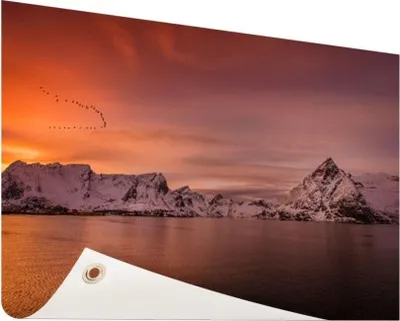 Produktbild von Gartenposter - 120x80 cm - Sunset surf  - Modernes Wandbilder - Natur