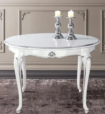 Produktbild von Luxus Rund Tisch Massiv Holz Italien Esszimmer Tische Runde Möbel Esstisch Neu
