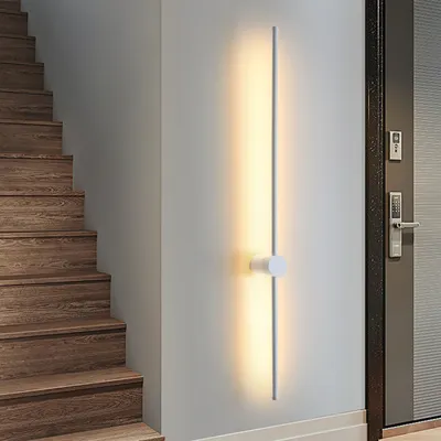 Produktbild von ZMH Wandlampe LED Wandleuchte Innen - Modern Flurlampe 100CM Lang Treppenhauslampe Warmweiß 3000K Schwenkbar Bettlampe Wandbeleuchtung für Treppenhaus