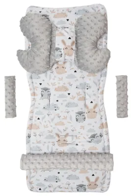 Image de Coussin de siège universel pour poussette, landau, siège auto pour enfant, adapté à l'été