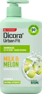 Produktbild von DICORA Duschgel mit Milch- und Melonenduft, 825 ml
