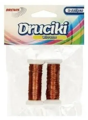 Image de Fil de fleuriste 20m 2pcs cuivre
