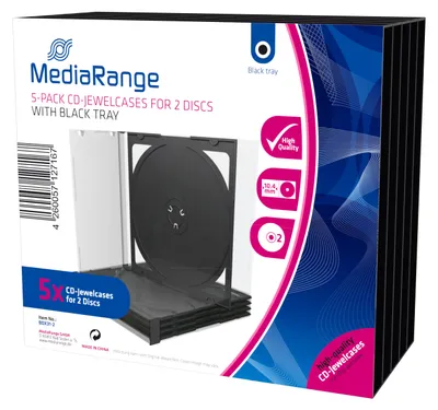 Image de CD/DVD Jewelcase Retail-Pack Double 5St (Retail)