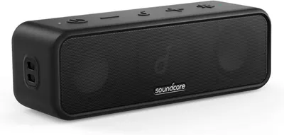 Image de soundcore 3 Enceinte Bluetooth, son stéréo, haut-parleurs audio avec membrane en titane, PartyCast, BassUp - Noir