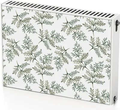 Produktbild von Pflanzenzweige – Magnetische Heizkörperabdeckung – 80x60 cm – Magnet Heizkörperabdeckung – 3D Würfel – Heizkörperverkleidung – Magnetische Wandverkleidung – Wetterfest
