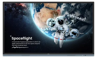 Produktbild von BenQ RM6504, 165,1 cm (65"), 1428,5 x 803,4 mm, 450 cd/m², 3840 x 2160 Pixel, 4K Ultra HD, IPS