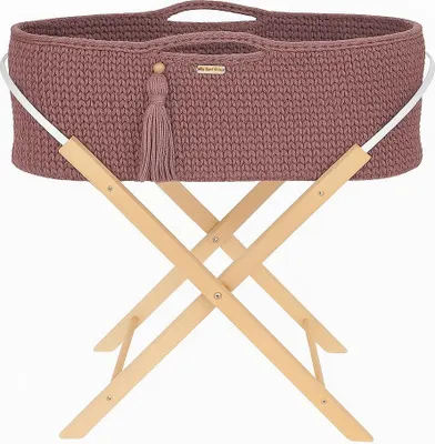 Immagine prodotto di Culla boho fatta a mano - cotone Hatbar, incluso materasso antibatterico