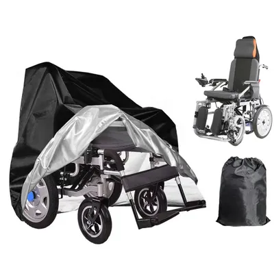 Produktbild von Staubschutz für Elektrorollstühle, Sonnenschutzabdeckung, schwarz, Größe L, 100*120*70cm, Polyester