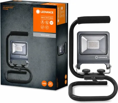 Obrázok produktu pre LEDVANCE S-Stand, 20 W, LED, 960 g, IP65, Šedá, Samostatne stojace pracovné svetlo