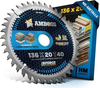 Produktbild von HM Kreissägeblatt - 136 x 1.5/1.0 x 20 Z40 TF