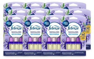 Productafbeelding van 12 x Ambi Pur 3Volution navulling lavendel, 20 ml - voordeelverpakking - 12 stuks