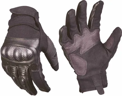 Produktbild von Tactical Gloves Leder Gen II schwarz mit Knöchelschutz M