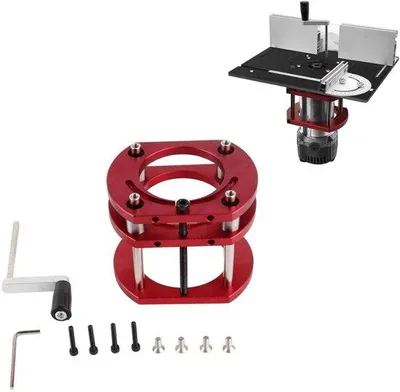 Produktbild von Freistellift für Holzbearbeitung - Metall - Ø 64-66 mm - Verbessert - Hefbasis - Routerplattenhalter