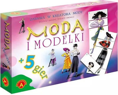 Produktbild von Gra edukacyjna Moda i modelki Alexander rozwijająca wyobraźnię