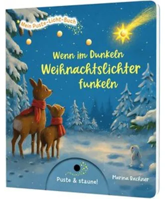 Produktbild von Mein Puste-Licht-Buch: Wenn im Dunkeln Weihnachtslichter funkeln