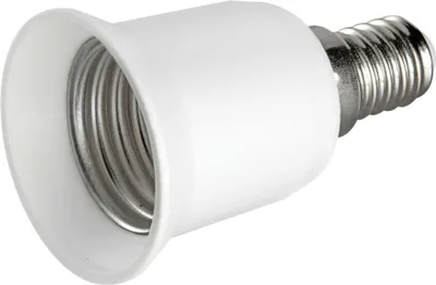 Produktbild von HEITRONIC Adapter E14 auf E27 501014