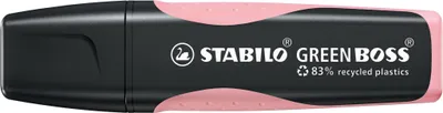 Zdjęcie produktu dla STABILO GREEN BOSS, 1 szt., Różowy, Końcówka ścięta, Czarny, Różowy, Plastik, 2 mm