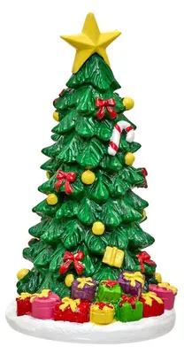 Produktbild von Weihnachtsbaum mit Weihnachtsdorf-Dekoration