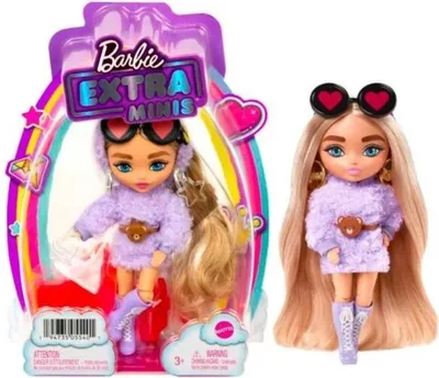 Zdjęcie produktu dla Barbie Extra Minis, Lalka modowa, Damski, 3 lat(a), Dziewczyna, 140 mm, Wielobarwny