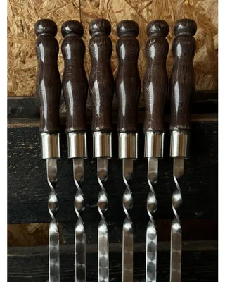 Produktbild von Premium Grillspieße 6er Set Reckless in Wenge