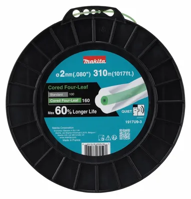 Productafbeelding van Makita maaimesdraad Cored Four-Leaf, 2,0 mm x 310 meter - 1917U9-3