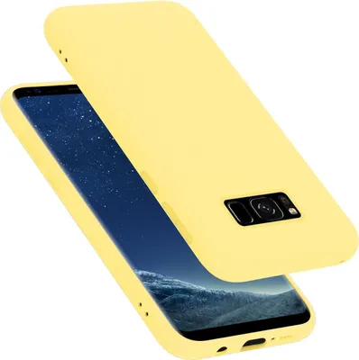 Image de Cadorabo Housse pour Samsung Galaxy S8 PLUS Housse en jaune Housse pour portable Case Cover TPU Etui