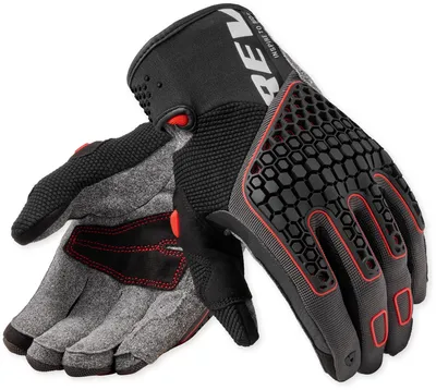 Produktbild von Revit Mangrove 2 Motorrad Handschuhe, grau/rot, M