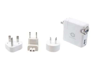 Produktbild von Conceptronic CUSBCHARKIT, Auto, Drinnen, AC, Zigarettenanzünder, 5 V, Weiß