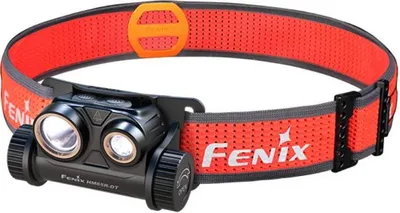 Produktbild von Fenix HM65R-DT, Stirnband-Taschenlampe, Schwarz, Rot, -35 - 45 °C, Krypton, 5 lm, 1500 lm