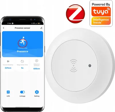 Produktbild von RTX ZigBee-Mikrowellen-Präsenzmelder TUYA Smart 230V Aufputz
