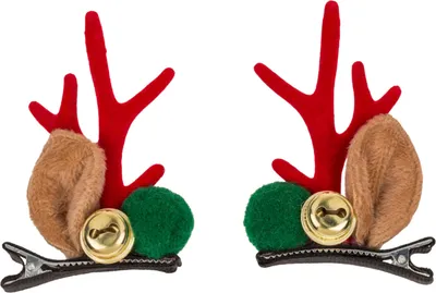 Produktbild von Rentier Haarclips - Weihnachts-Haarspange in zufälliger Variante