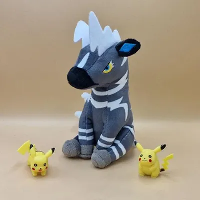 Obrázek produktu pro Plyšák Pokémon Zebritz – 18 cm plyšák Zebstrika