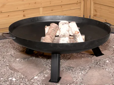 Obrázek produktu pro Köhko ohniště Ø 79 cm – nohy s antikorozním nátěrem, skládací a odnímatelné nohy, model 41005
