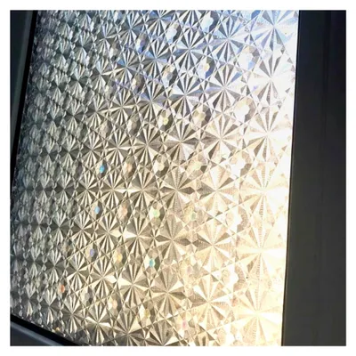 Produktbild von Fensterfolie mit Streifen für Sichtschutz, Milchglasfolie, selbstklebend, geeignet für Schlafzimmer und Küche (A, 70 cm x 200 cm)