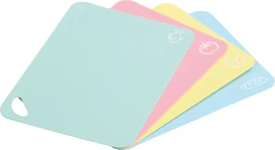 Produktbild von KESPER Schneidebrett 4 Stück 38 X 29 X 02 cm Kunststoff Pastell 30590