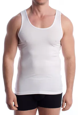 Imagen del producto de Camiseta sin mangas para hombre Q-EN, confeccionada en micro modal Q100