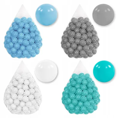 Produktbild von Bälle Für Bällebad 7 cm - 200 Stück - Bunte Babybälle Plastikbälle Baby Spielbälle | TUPPI