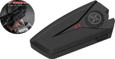 Image de Oreillette Bluetooth moto, Bluetooth 53, batterie 800mAh, IP67 étanche, haut-parleur Hi-fi 40mm, support pour les assistants vocaux