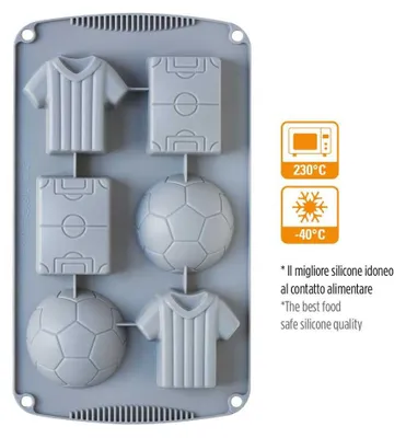 Produktbild von Decora 9260406, Kuchenform, andere, -40 °C, 230 °C, Grau, Silikon