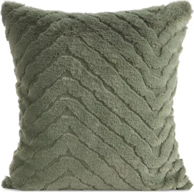 Image de EUROFIRANY | Housse de coussin décorative - Housse de coussin - vert olive - 45 x 45 cm - Housse de coussin - Housse de coussin décorative