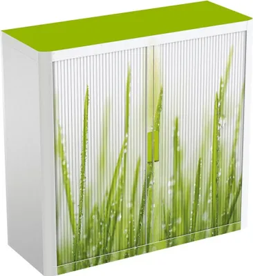 Produktbild von PAPERFLOW Rollladenschrank Gras ohne Fachböden 110,0 x 41,5 x 104,0 cm