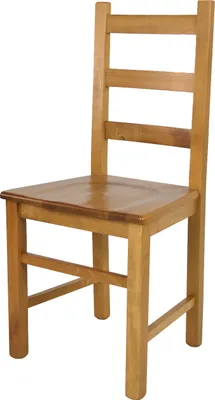 Image de t m c s Tommychairs - Chaise RUSTICA pour la cuisine et la salle à manger, structure robuste en bois de hêtre, couleur chêne laqué et assise en bois