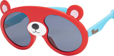 Produktbild von Jungen Mädchen Kinder Sonnen Brille Motiv Bärchen Brille 30458 Rot-Blau