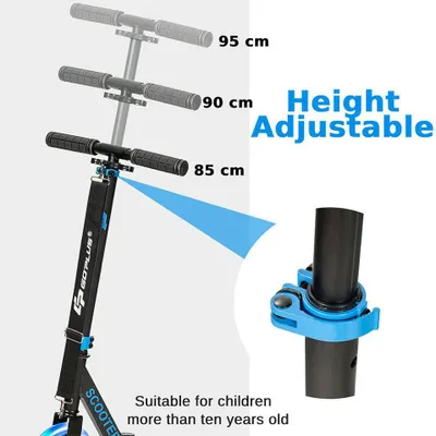 Produktbild von Kinder-Klapproller SP38153BL mit LED-Licht, blau